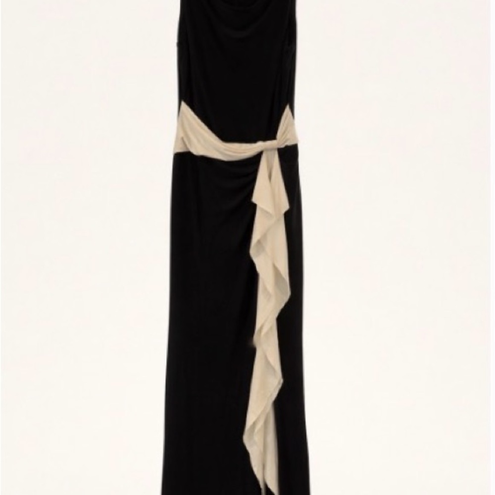 Ralph Lauren Black and Cream Gown